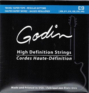 Cordes Guitare Électrique Godin Haute-Définition E9 9-46