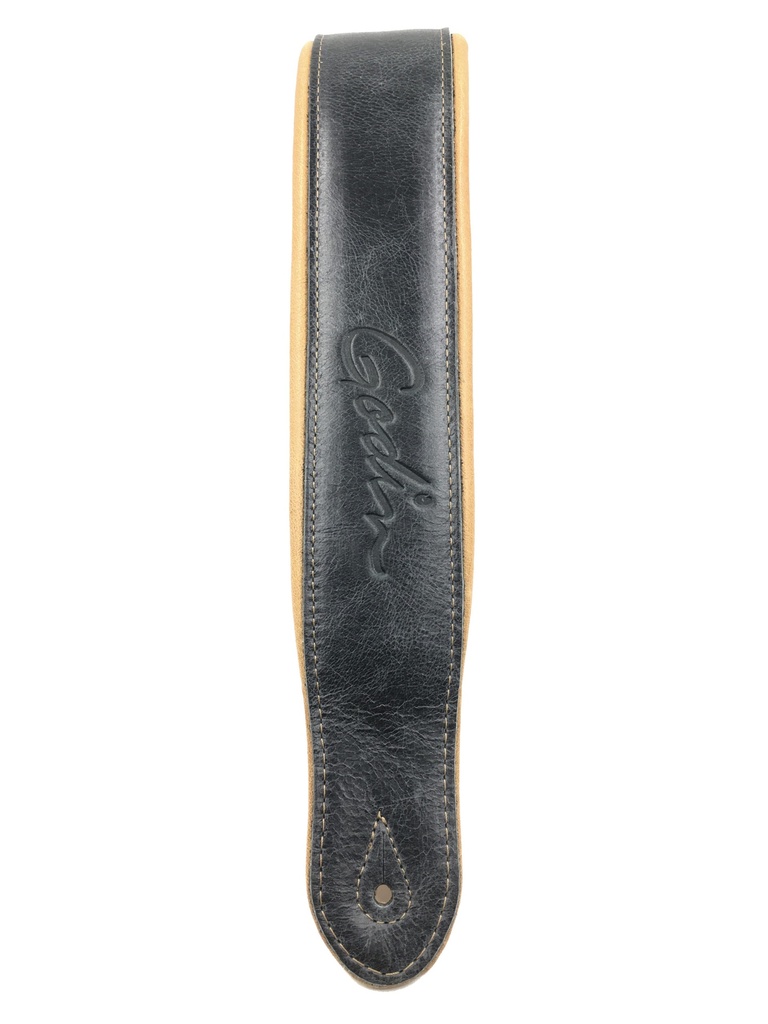 Courroie Godin Vintage Black/Tan