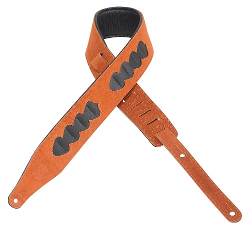 Courroie Guitare Levy's MS17PH-CPR Brun