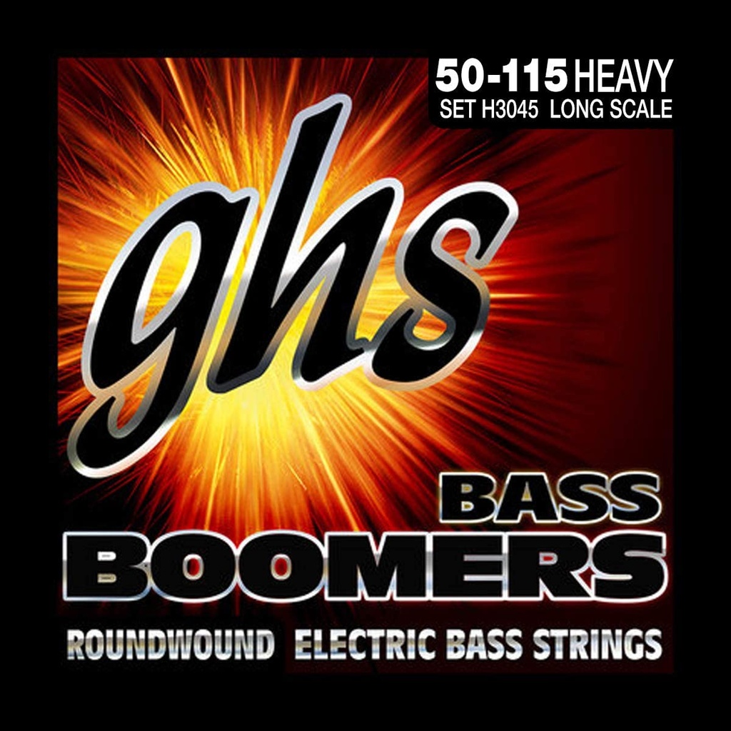 Cordes Basse Électrique GHS Boomers Long Scale 50-115