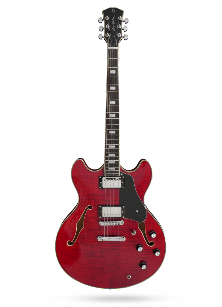 Sire Larry Carlton H7 See Throught Red Guitare Électrique