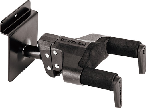 Support Guitare Hercules Auto-trip System Mural Noir GSP39SB-PLUS