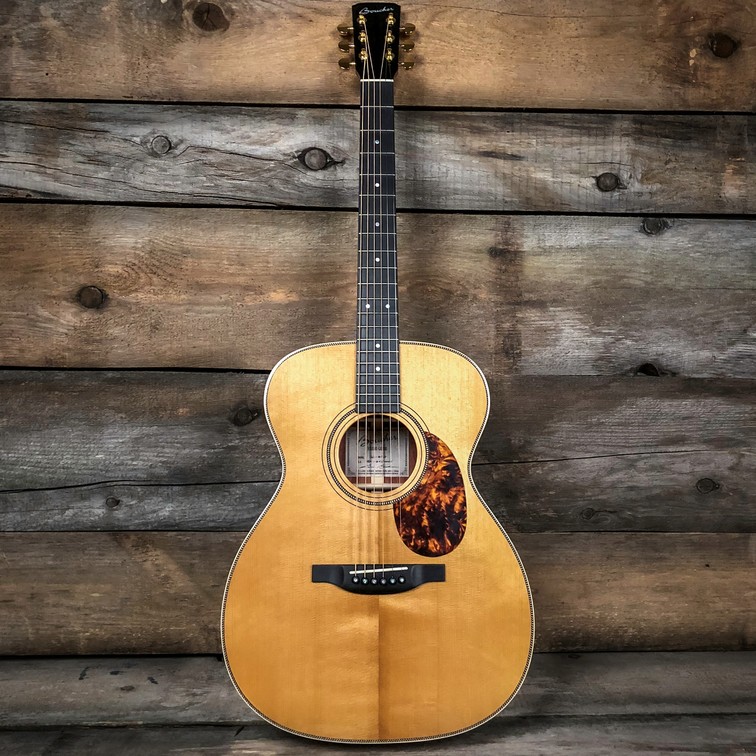 Boucher SG-21-IV Studio Goose OM Hybrid Bubinga Vintage Intimate Concert Natural Acoustic Guitar