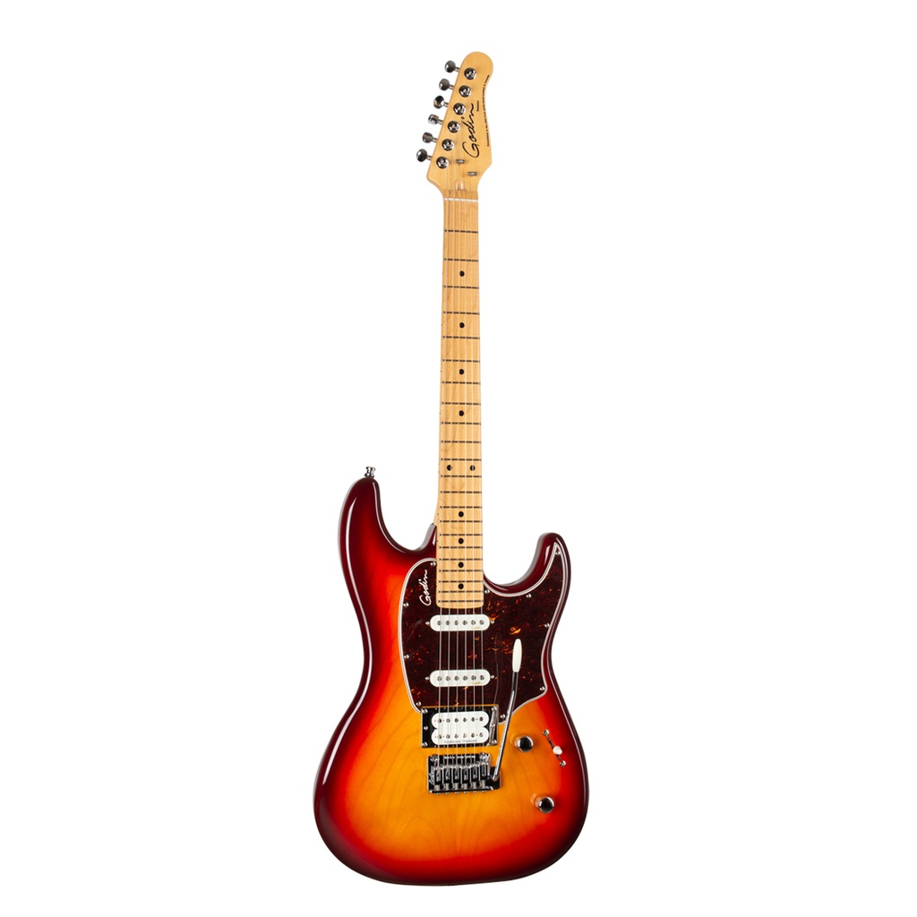 Guitare Électrique Godin Session LTD MN HG Cherry Burst (DISCONTINUÉE)