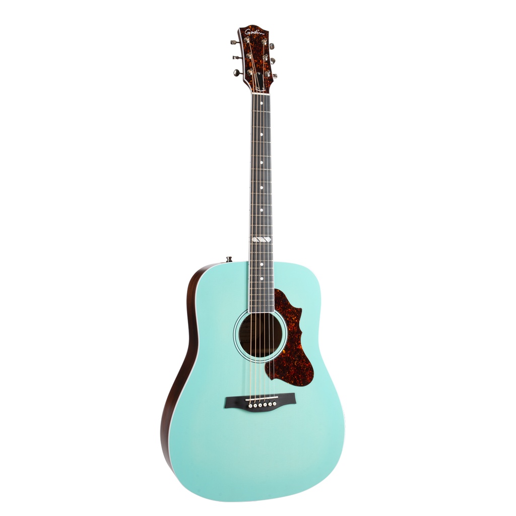 Godin 051632 Imperial Dreadnought Mahogany GT EQ Laguna Blue Acoustic Guitar
