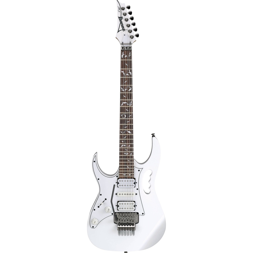 Guitare Électrique Ibanez Gauchère Steve Vai JEM Junior White