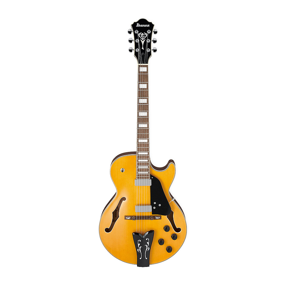 Guitare Électrique Ibanez George Benson Signature GB10EM Antique Amber