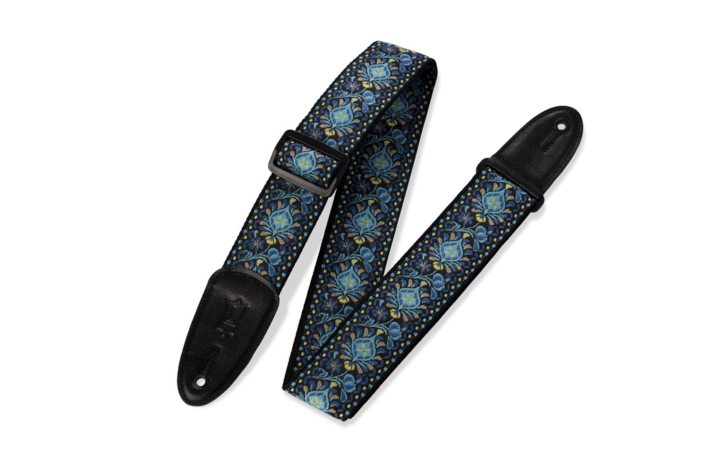 Courroie Guitare Levy's Print Series M8HT-04 Bleue