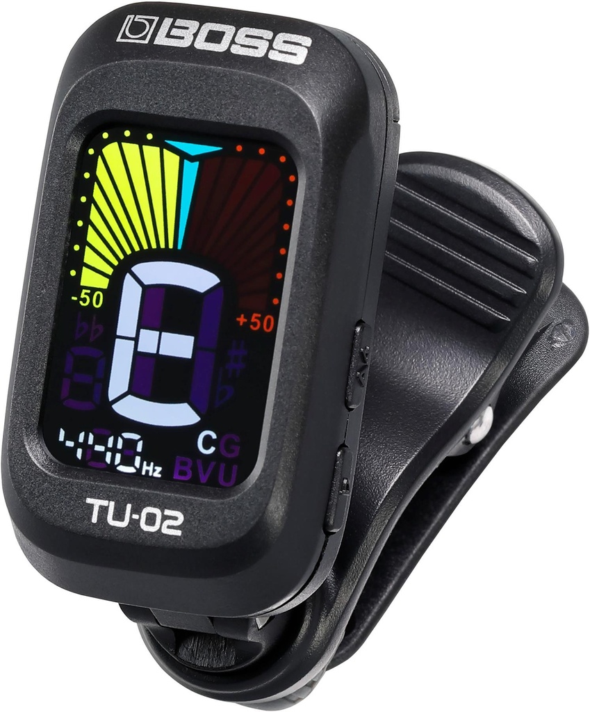 Accordeur à pince Boss Clip-on TU-02 Noir