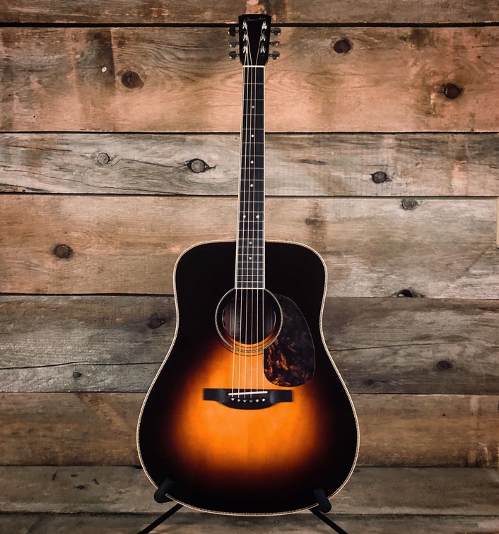Boucher SG-52-B(F) Studio Goose Dreadnought Rosewood Tobacco Sunburst Fishman Guitare Acoustique