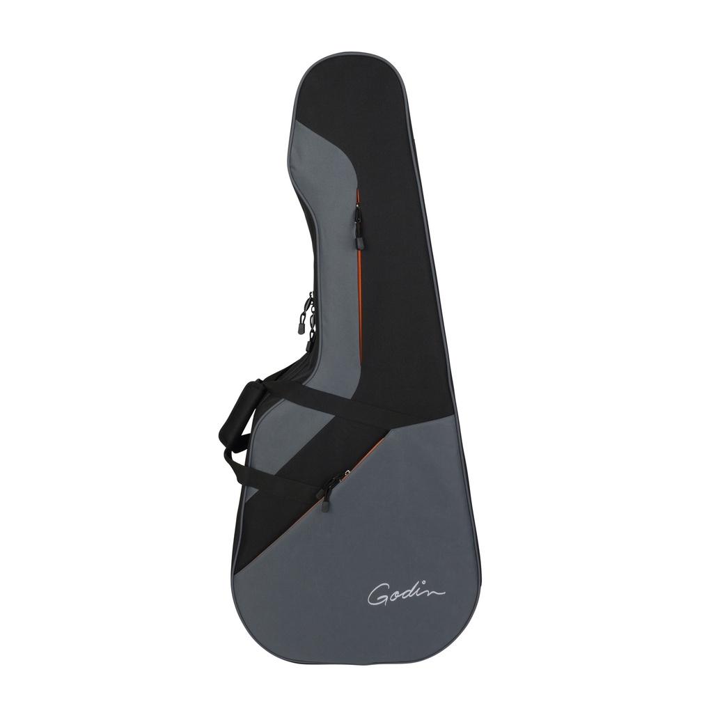 Étui Guitare Acoustique Multifit Godin Tric Deluxe Gris avec Logo