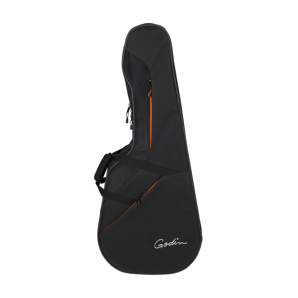 Étui Guitare Acoustique Multifit Godin Tric Deluxe Noir Satiné avec Logo