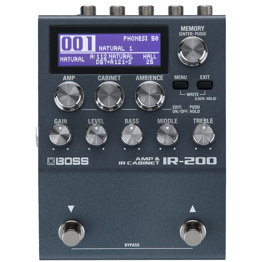 BOSS IR-200 Amp & Cabinet Simulator Pedal