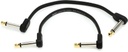 2 Câbles Pédale D'Addario 6 Pouces Noirs Offset