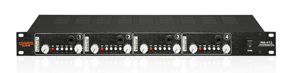 Preamp à 4 Canaux Warm Audio WA-412