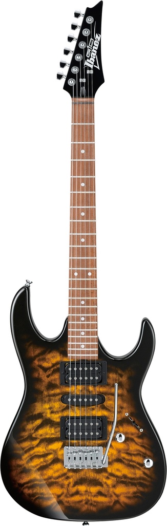 Guitare Électrique Ibanez GRX70QASB Sunburst