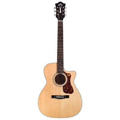 Guild OM-140CE NAT W/B Naturelle Guitare Acoustique