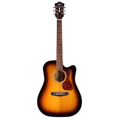 Guild D-140CE ATB W/B Antique Burst Gloss Guitare Acoustique