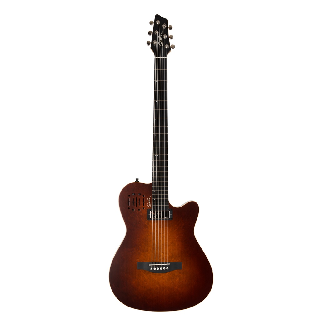 Godin A6 Baritone Ultra Burnt Umber Guitare Électro-Acoustique