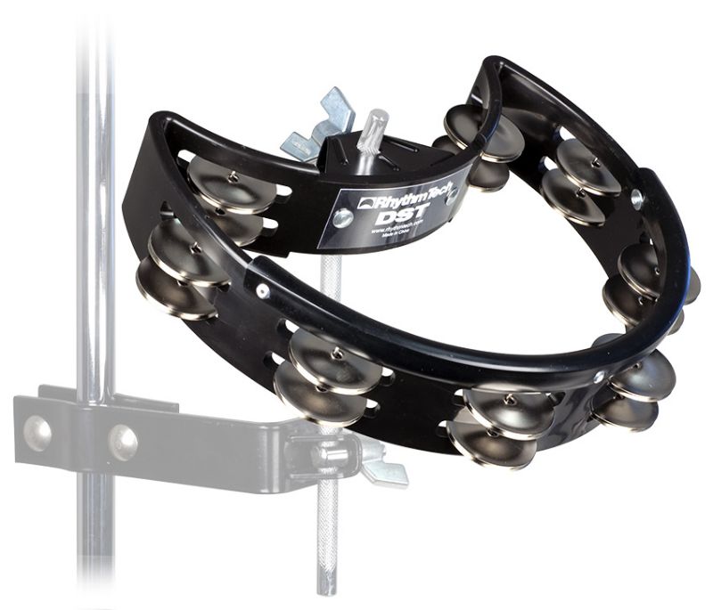 Tambourine Rhythm Tech Noire Avec Jingles Nickel