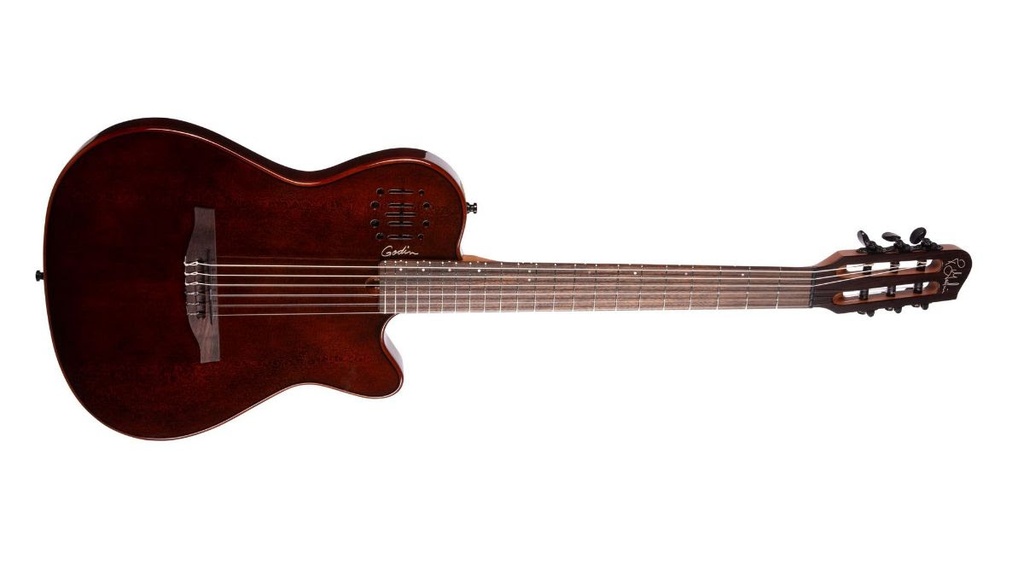 Godin Multiac Mundial Kanyon Burst Guitare Électro-Classique