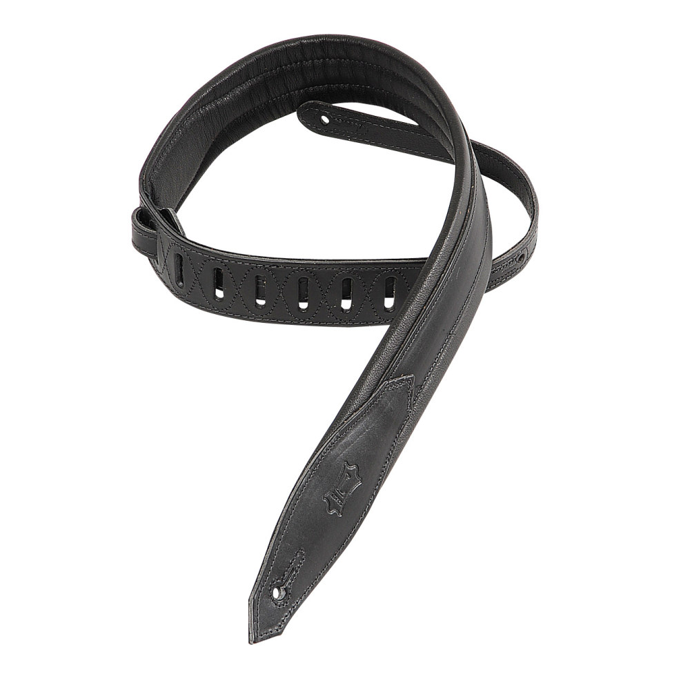 Courroie Guitare Levy's MSS80-BLK Noire