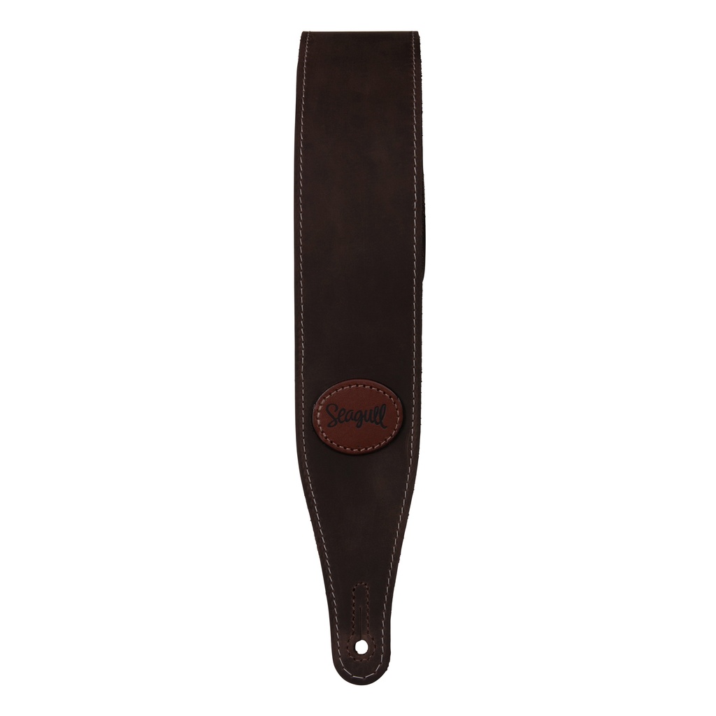 Courroie Seagull Cuir Ultra Souple Brun Foncé