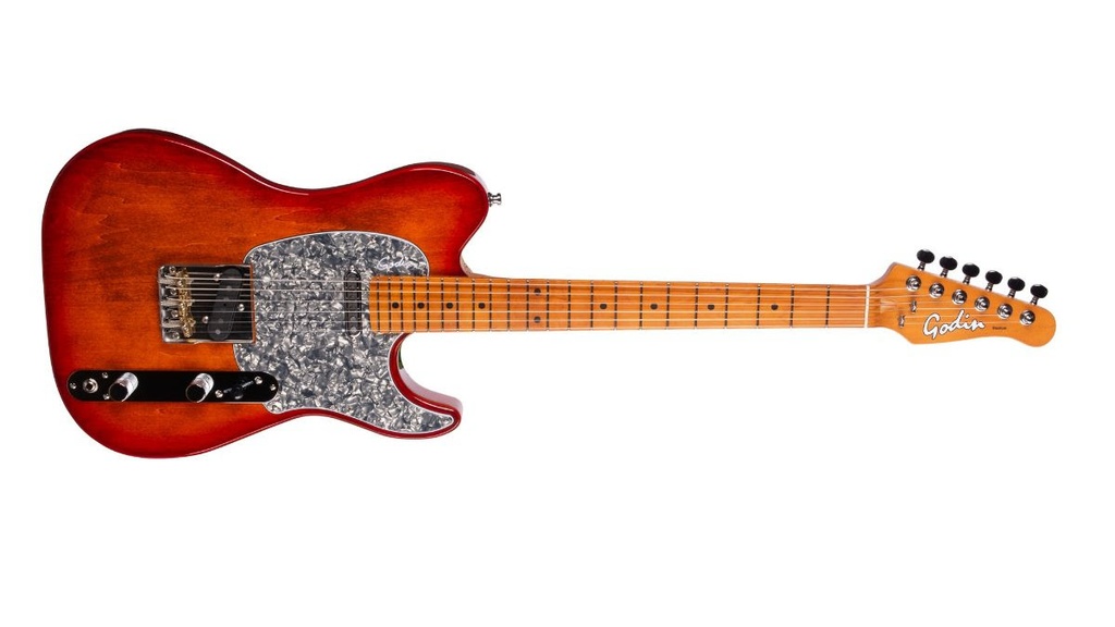 Godin Stadium Pro Sunset Burst MN Guitare Électrique