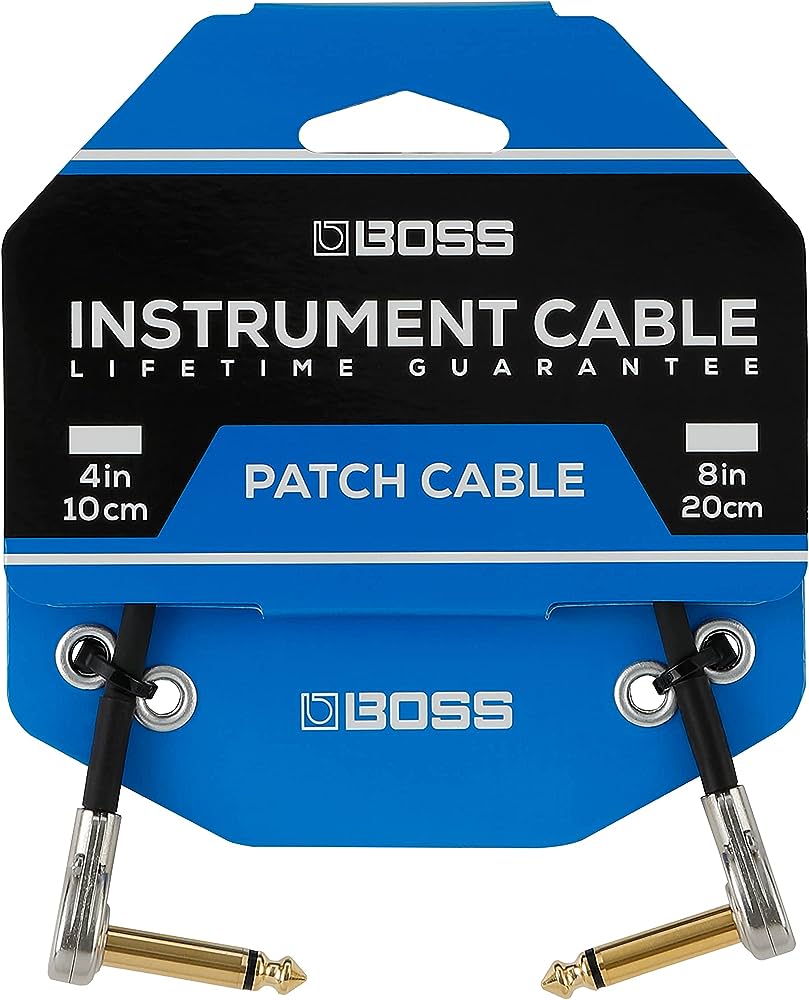 Câbles Pédale Boss 4 Pouces Noirs