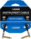 Câbles Pédale Boss 4 Pouces Noirs