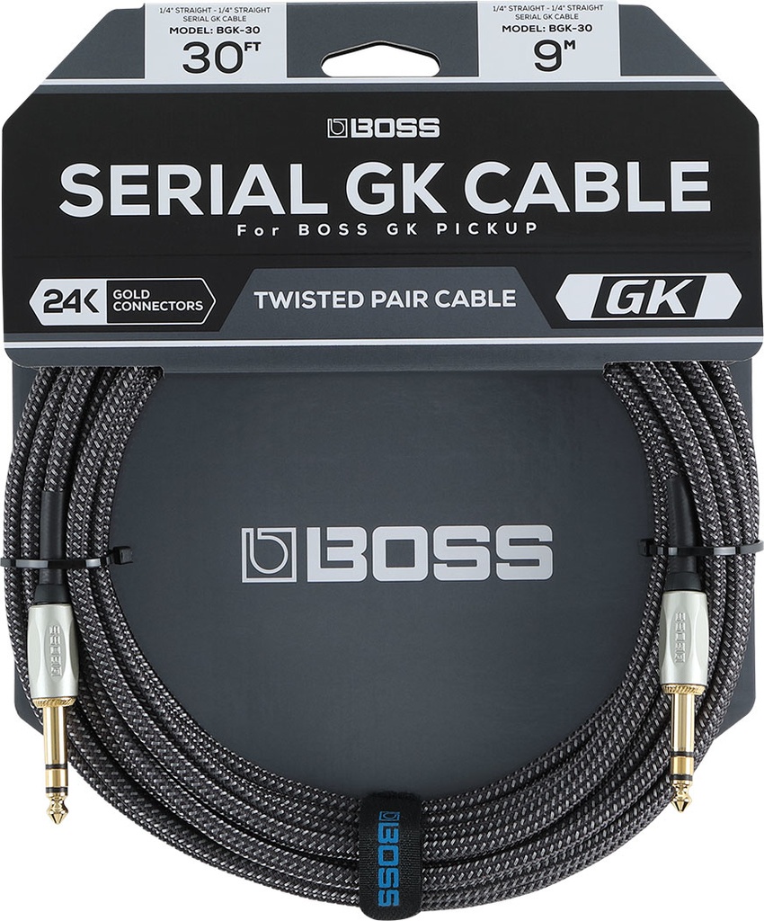 Câbles TRS pour interface Serial GK Boss 30 pieds