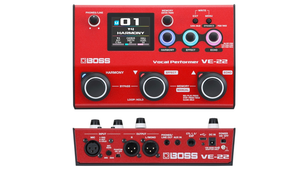 Pédale Voix Boss Vocal Performer VE-22