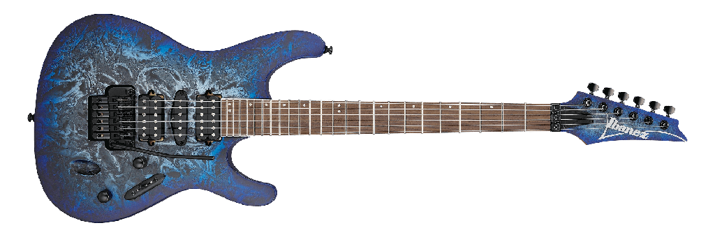 Guitare Électrique Ibanez S770 Cosmic Blue Frozen Matte
