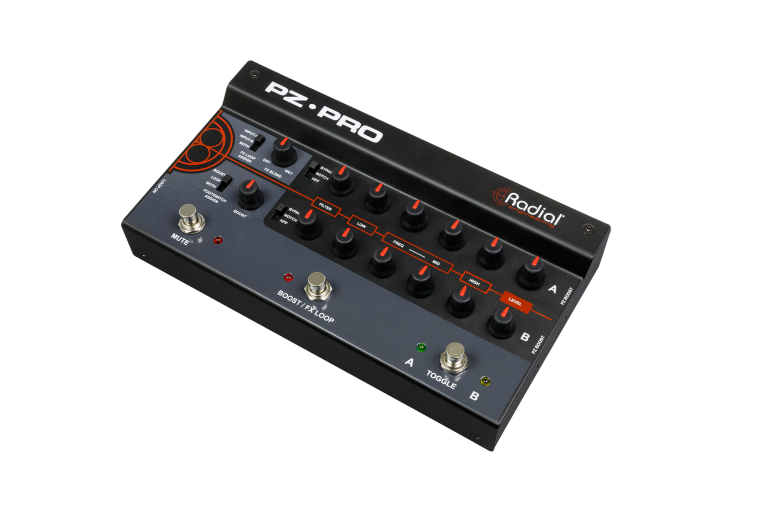 Pédale Preamp 2 Canaux Radial PZ-PRO