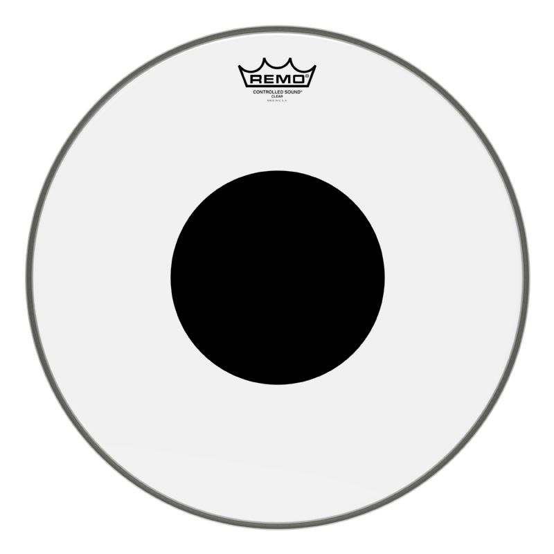 Peau Batterie Remo 16 Pouces Control Top Sound® Black Dot Clear CS-0316-10