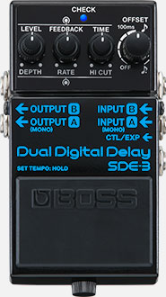 Pédale Boss Dual Digital Delay SDE-3