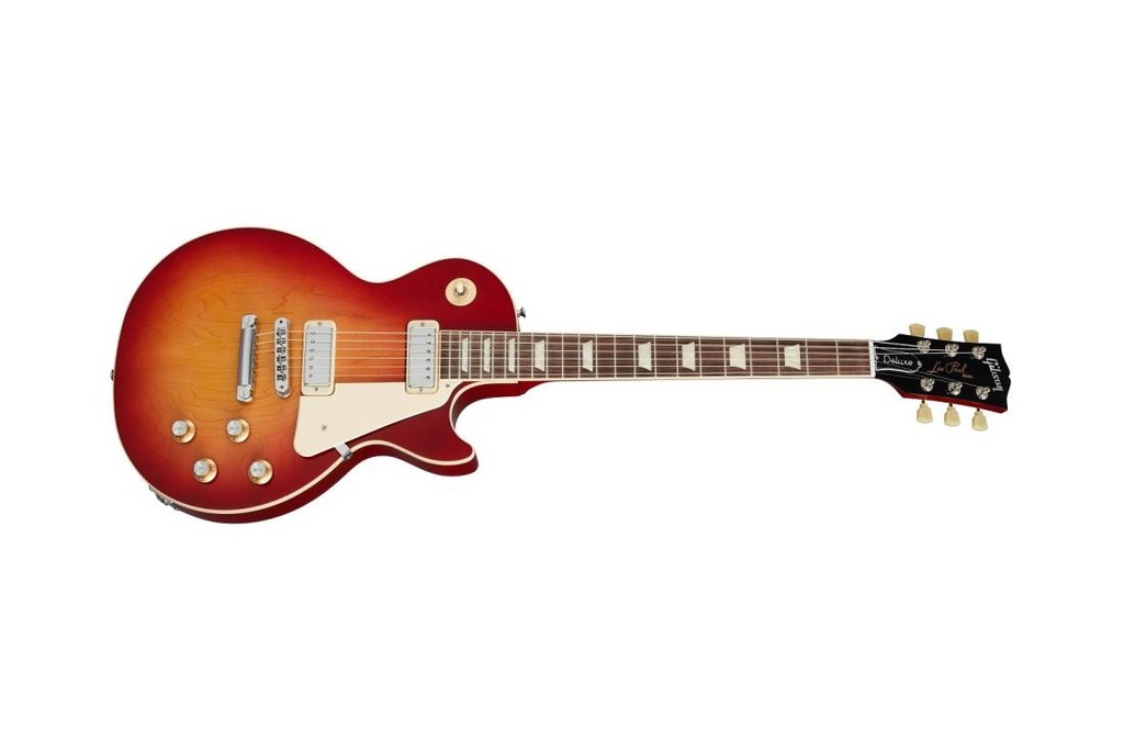 Gibson Les Paul Deluxe 70s Cherry Sunburst Guitare Électrique