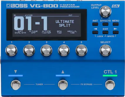 Pédale Multi-Effets Boss Processeur V-Guitar VG-800