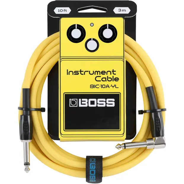 Câble Instrument Boss 10 Pieds Jaune