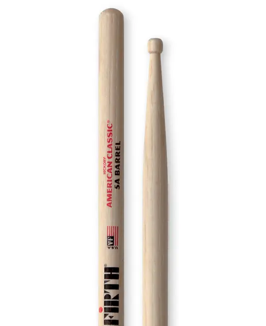Vic Firth 5ABRL Baguettes Hickory American Classic Barrel