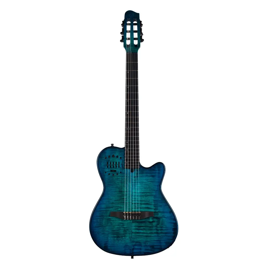 Godin Multiac Nylon Ocean Burst LTD Guitare Électro-Classique