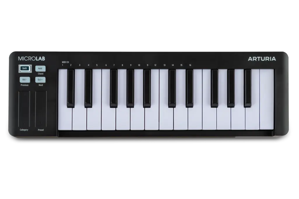 Contrôleur Midi Arturia MicroLab mk3 Noir