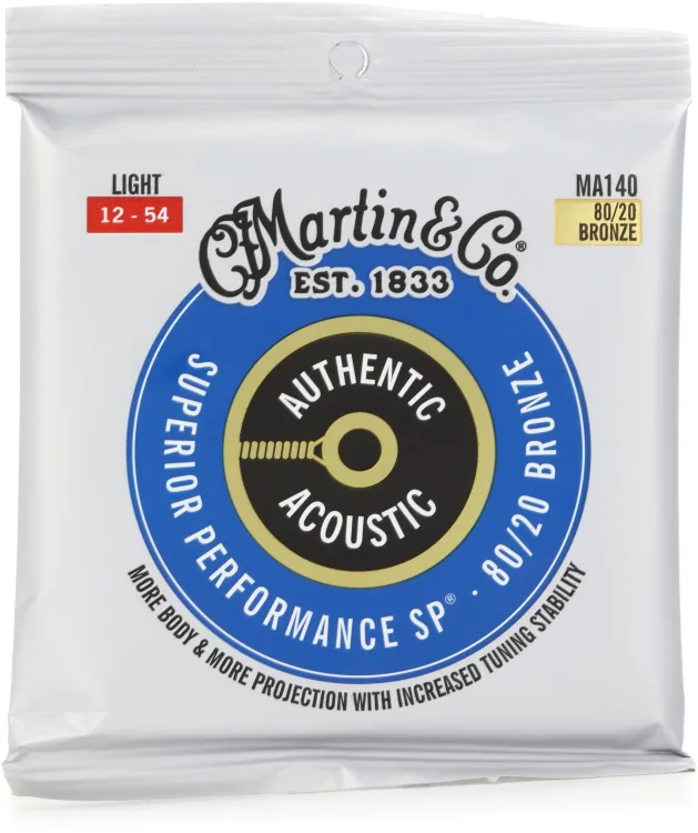 Cordes Guitare Acoustique Martin Authentic Acoustic Light
