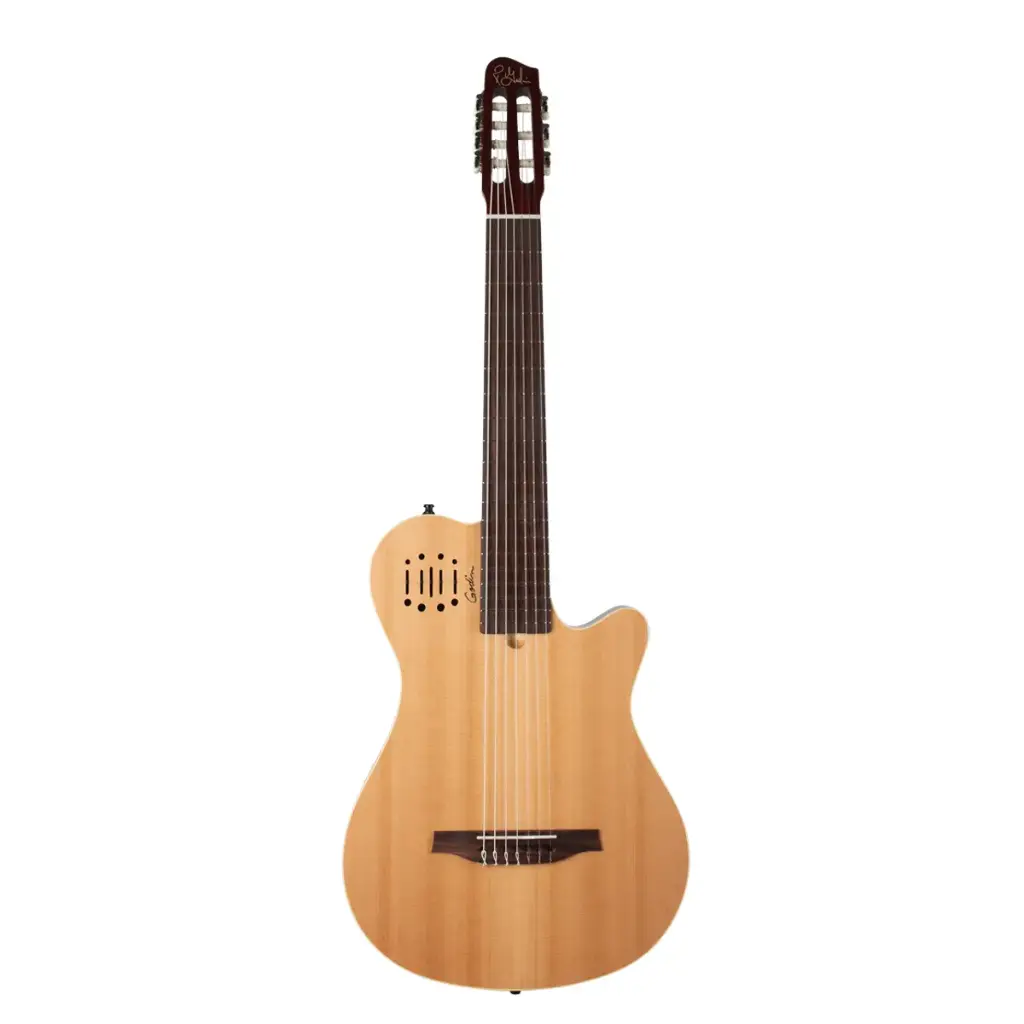 Godin Multiac Nylon Encore 7 Cordes Natural SG Guitare Électro-Classique