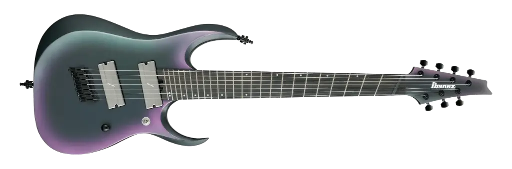 Guitare Électrique 7 Cordes Ibanez RGD71ALMSBAM Black Aurora Burst Matte