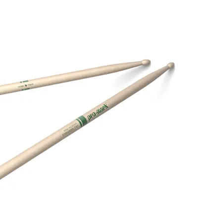 Baguettes Promark FORWARD 747 RAW HICKORY WD TIP 