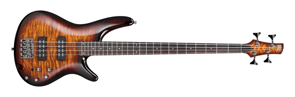 Basse Électrique Ibanez SR400EQMDEB Dragon Eye Burst