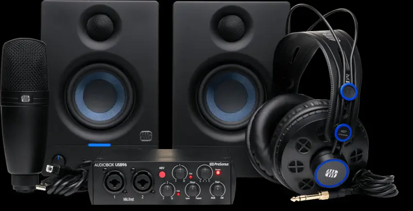 Ensemble Interface Audio PreSonus Audiobox USB 96 Complete Bundle