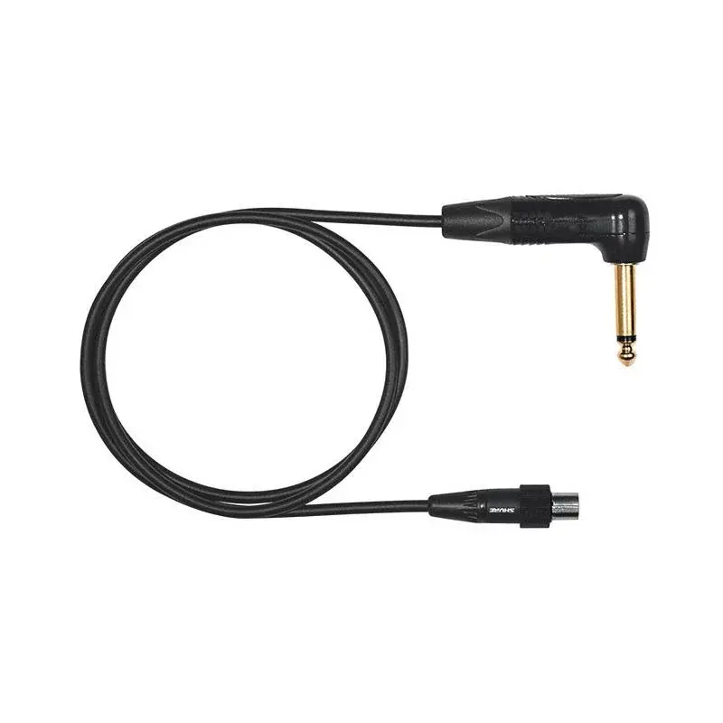 Shure WA305 câble instrument pour émetteur sans fil avec angle droit