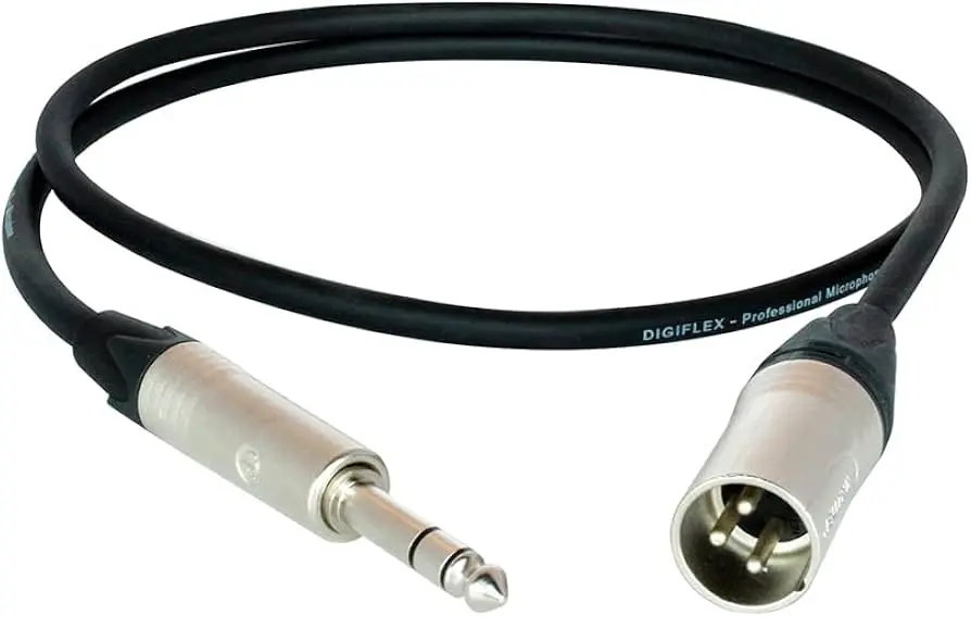 Digiflex NXMS-10 Câble XLR/TRS 10 Pieds 